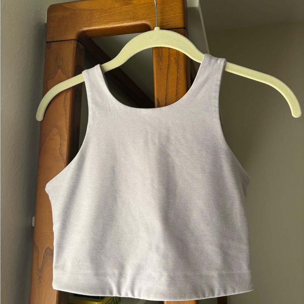 Outdoor Voices Light Gray Tank Top